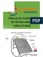 Manual de Instalacion de Terma Solar