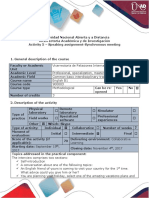 Activity Guide - Activity 5 - Speaking Assignment - Synchronous Meeting