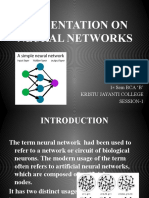 Presentation On Neural Networks: Group-5 1 Sem BCA B' Kristu Jayanti College Session-1