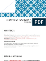 Competencias Capacidades y Perfiles