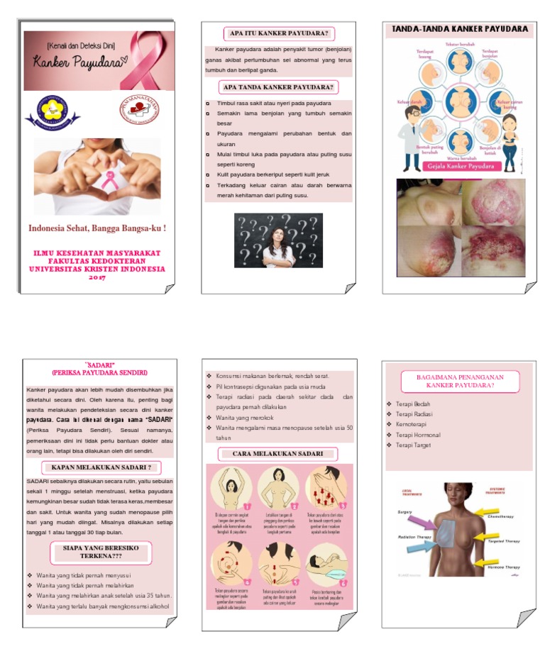 Leaflet Deteksi Dini Kanker Payudara Leaflet Deteksi Dini Kanker Payudara