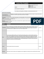 Microteach Lesson Plan Template