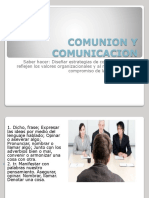 Comunion y Comunicacion Unidad III FSC IV