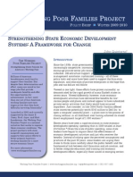 Strengthening State Economic Development Systems: A Framework For Change