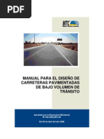 2008 Manual para el diseño de caminos PAVIMENTADOS bajo volumen de transito