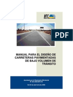 2008 Manual para el diseño de caminos PAVIMENTADOS bajo volumen de transito