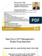 10.1 New Era in DVT Management Single Drug Approach J Nugroho MD FIHA