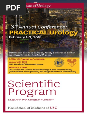 Program Practical Urology Usc 2018 Updated Urology - 