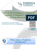 UTM How to Get Published in a Research Journal March 2014