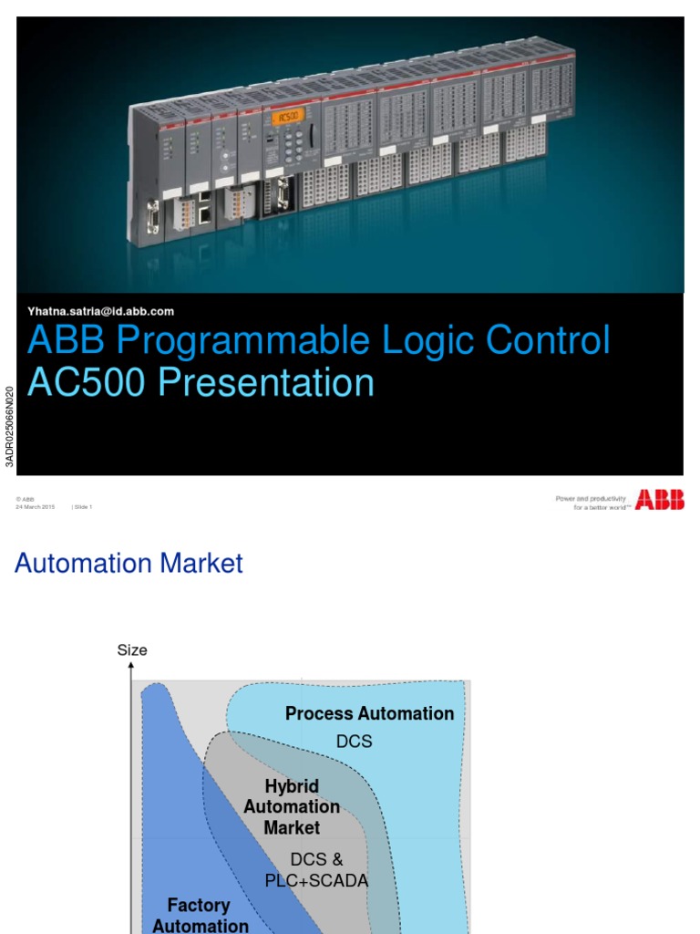 PLC AC500 Presentation 3ADR025066N0201 Update 19 March 2015 | PDF ...