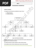 CS6202 Programming and Data Structures INotes PDF