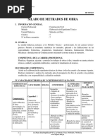 Sílabo de Metrados de Obra