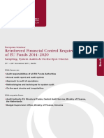 Reinforced Financial Control Requirements of EU Funds S-1706-DMW