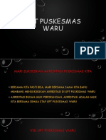 Sosialisasi Visi Misi Puskesmas