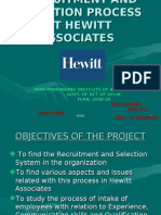 Recruitment and Selection Process at Hewitt Associates