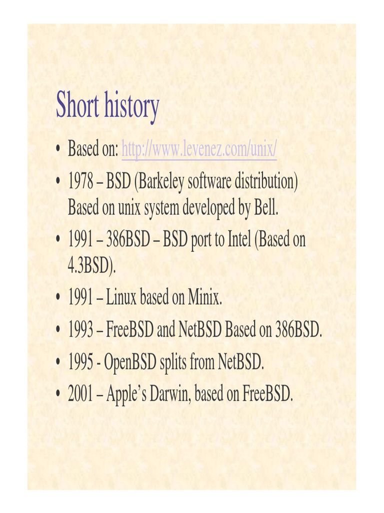 A Comprehensive Overview of the History, Development and Usage of Major ...