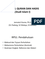 Ulumul Quran Dan Hadis