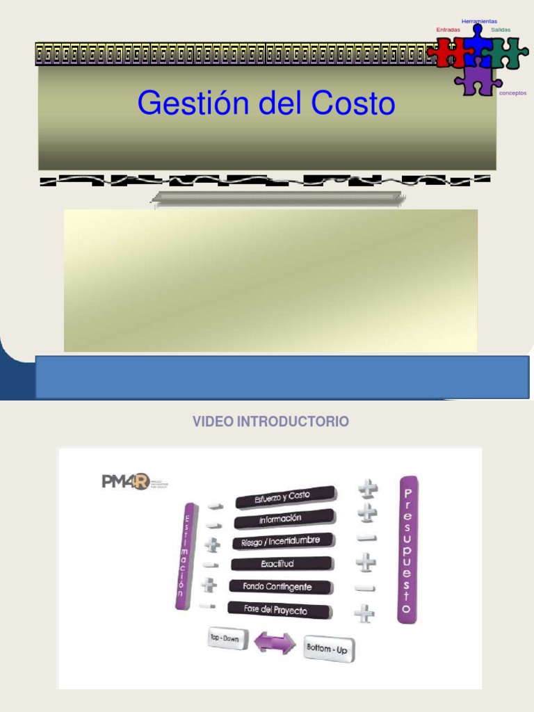 Gestión de Costos en Proyectos PMBOK | PDF | Presupuesto | Software