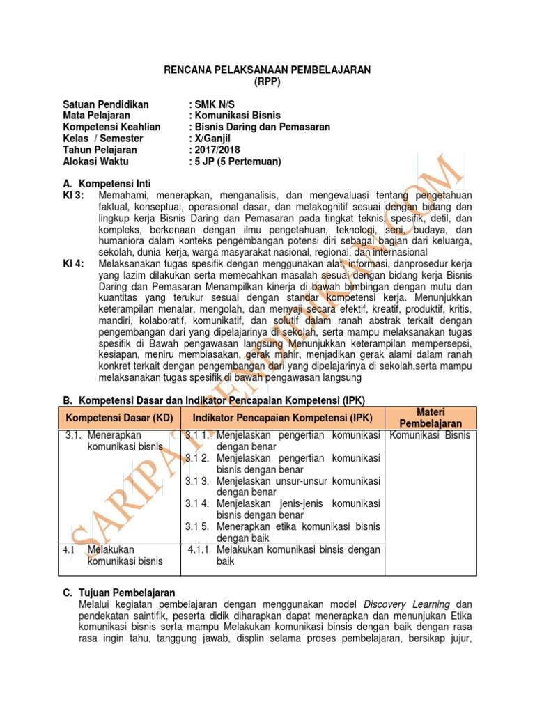 25 Modul Komunikasi Bisnis Smk Pdf Info Dana Tunai