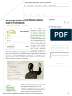 Most Important and Useful Windows Scripts Used by Professionals