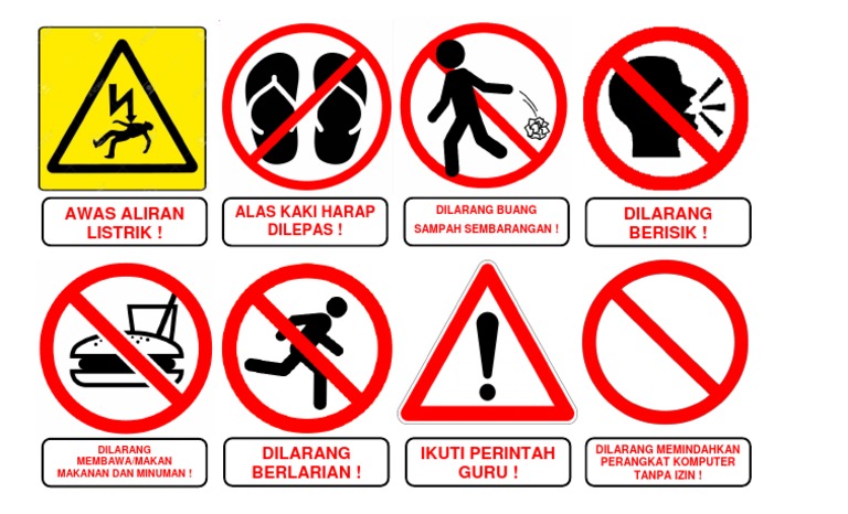 Alas Kaki Harap Dilarang Buang