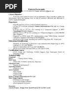 Devarajulu Resume