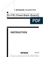 SJ-FB Feedback Option Board Manual (SJ300 Only)