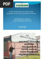 HSTORIA DA ESCOLA POLIVALENTE - PROFº EUCLIDES JUNIOR