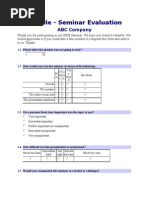 Download Sample Seminar Evaluation Form by veralynnp SN36469030 doc pdf