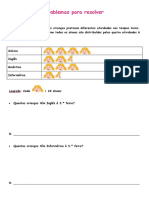 Problemas para Resolver Matemática