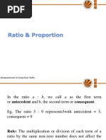 Unit 1 - Ratio and Proportion