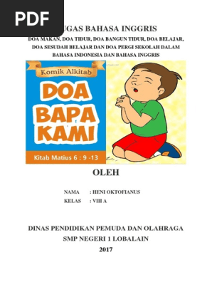 Tugas Bahasa Inggris Dinas Pendidikan Pemuda Dan Olahraga Smp Negeri 1 Lobalain Pdf