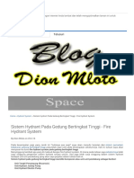 Sistem Hydrant Pada Gedung Bertingkat Tinggi - Fire Hydrant System - Dion Mloto PDF