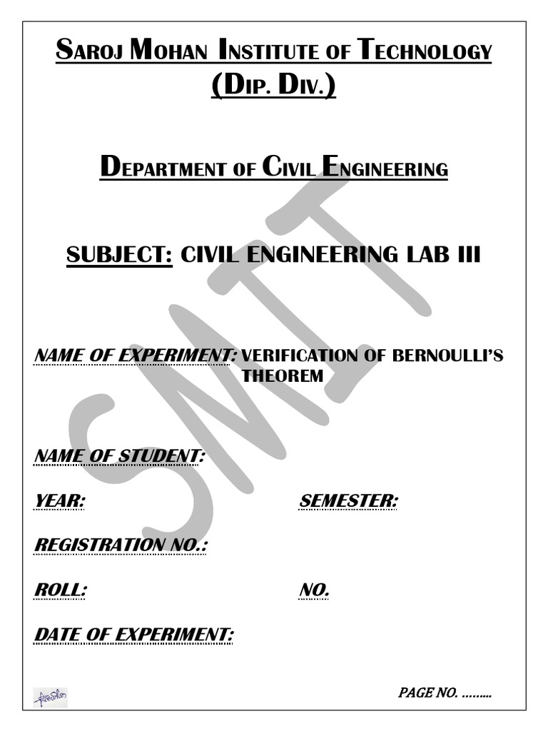 Hydraulics Lab Manual PDF Pump Cylinder (Engine)