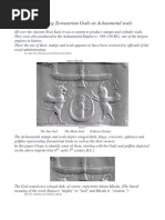 Identifying Zoroastrian Gods On Achaemenid Seals