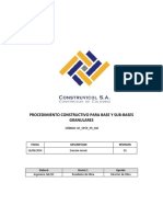 QF OPER PR 010 Procedimiento Constructivo Bases Subbases Granulares Rev 01 PDF
