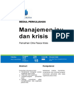 Modul Issue and Crisis Management TM15