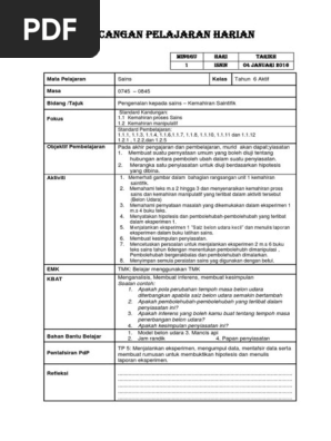 Rph Sains Tahun 6 2016 Pdf