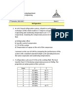 Refrigeration Sheet 2 - 2016-2017