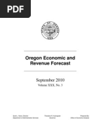 Download Oregon Economic and Revenue Forecast - Sept 2010 by Statesman Journal SN36469928 doc pdf
