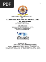 Download Training Report Indian Railway by Ayush Maheshwari SN36470383 doc pdf