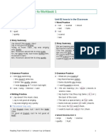 Reading Train - Workbook 1 (답지)