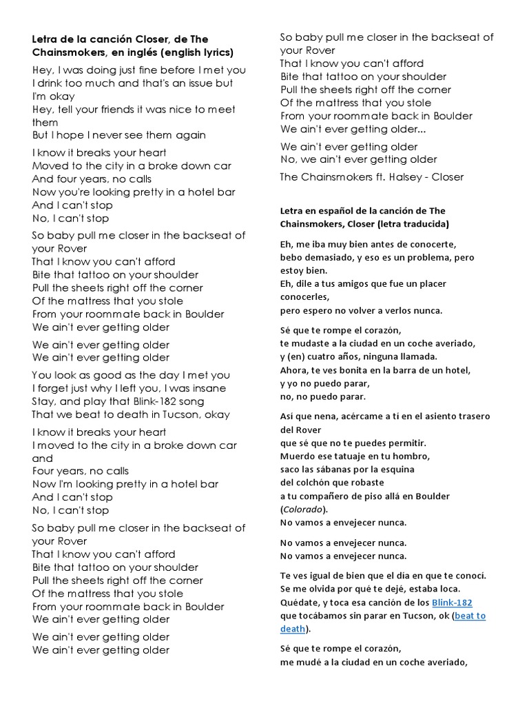 Letra de 
