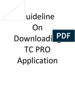 TCPRO Installation Guideline
