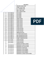 Architectural & Structural Drawings Listing