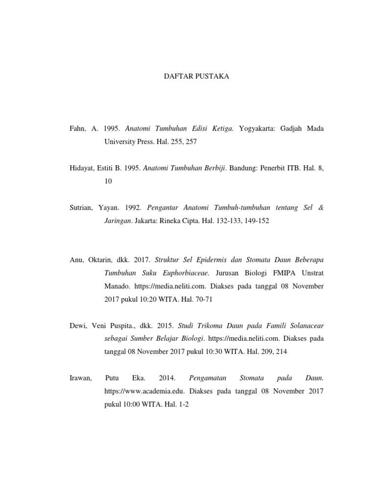 Daftar Pustaka | PDF