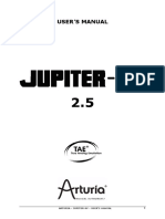 Arturia - Jupiter-8V - User'S Manual