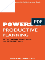Powers of Productive Planning