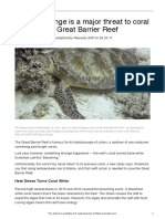 Great Barrier Reef and Climate