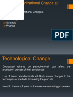 Types of Organizational Change at Spectrum: Three Major Organizational Changes